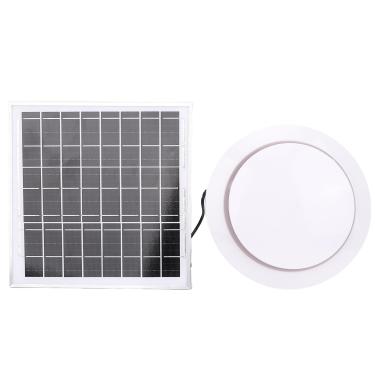 Imagem de Pssopp Ventilador de Exaustão Movido a Energia Solar, Solar Shed Ventilation Fan Solar Powered Fan Kit Powerd Fan para Galinheiro Galpão de Ar -circulação de Ar