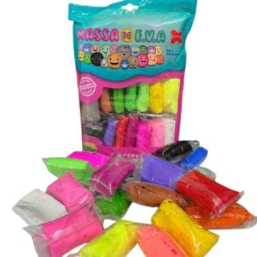 Imagem de Massa De Eva 250 G 20 Cores 13067 - Make Mais