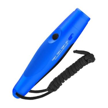 Imagem de Apito Elétrico para Professor, 3 Tons com Volume Alto Ajustável, Apito de Árbitro Portátil de Mão com Cordão para Desportos Treino de Treinadores Treino de Cães Sobrevivência ao Ar Livre Caminhada e C