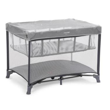 Imagem de Berço Portátil 0-18kg Com Mosquiteiro Cinza Baru - Voyage