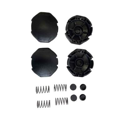 Imagem de Austkokiyo X472000070 Tampa de cabeça de aparador Speed Feed 400 com kit de mola adequada para Echo Weed Eater Head SRM-225 SRM-230 PAS-225, pacote com 4 capas de carretel de 10 cm