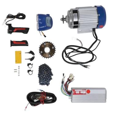 Imagem de Kit de Motor Elétrico Sem Escova de Corrente Contínua 1000W 48V Com Corpo de Alumínio e Bobina de Cobre, para Karts, Scooters, Bicicletas Elétricas, Bicicletas de Praia,