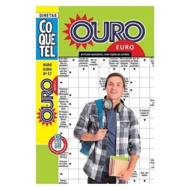 Imagem de Palavras-Cruzadas Diretas Coquetel Ouro Euro 57 - Vol. 57