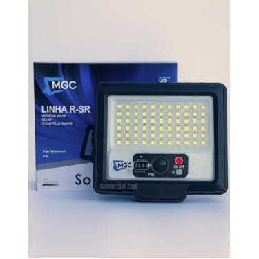 Imagem de Refletor Led Solar 300w Sensor Presença Fotocélula Controle