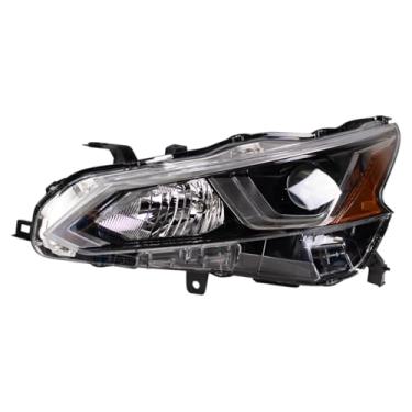 Imagem de TRQ Conjunto de farol lateral do motorista compatível com Nissan Altima 2019-2021 sem faróis de nivelamento automático NI2502265