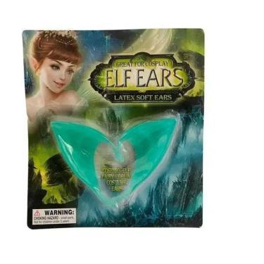 Imagem de Orelhas De Elfo Verde Neon Fluorescente Fantasia Cosplay