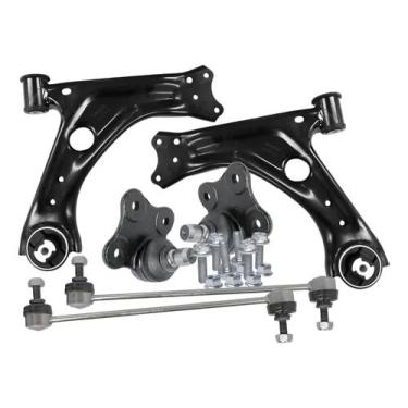 Imagem de Par Bandejas Suspensão + Pivôs PS1003 + Bieletas JTSB0006 Compatível com Punto 2006 a 2017 Linea 2009 a 2014