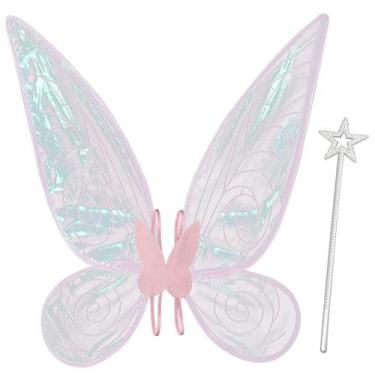 Imagem de Fantasia Fairy Wings para adultos e meninas de quescu (rosa)