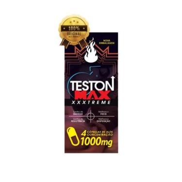 Imagem de Teston Max masculino cartela com 4 capsulas - Multi Vitta