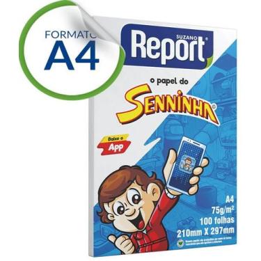 Imagem de Papel sulfite A4 Report branco 75G 100 folhas
