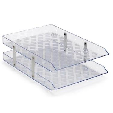 Imagem de Caixa de correspondência Maxcril dupla fixa cristal