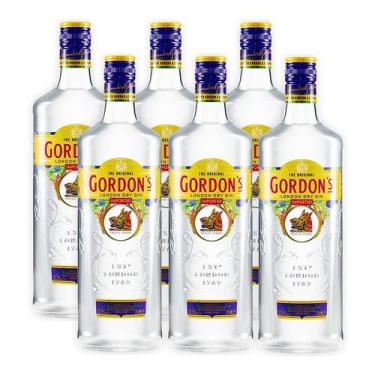 Imagem de Gin Gordons 750ml 06 Unidades - Gordon's