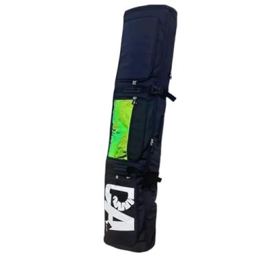 Imagem de Lzyjckh Bolsa de Snowboard Impermeável com Rodas Bolsa de Snowboard com Rodas Extensível de 160-170 cm, para Viagens Aéreas, Serve para Esquis Individuais/2 Conjuntos de Esquis,Black a