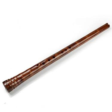 Imagem de Flauta de bambu, flauta de bambu, chave G, marrom, vertical, artesanal, flauta de bambu, instrumentos musicais NanXiao, adequado para iniciantes e profissionais, gravador soprano
