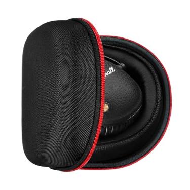 Imagem de Musiin Capa de fone de ouvido compatível com Marshall Major 5/2/3/4, bolsa de viagem portátil com bolso superior de malha para cabos, equipada com mosquetão, leve e pronta para viagens