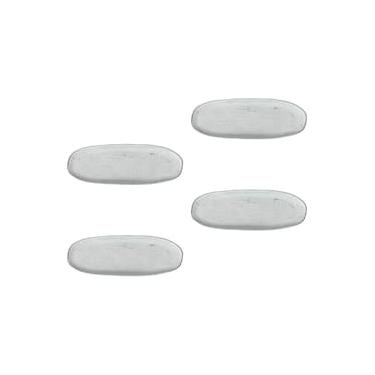 Imagem de Conjunto de Travessas Oval Rasa Grande Porto Brasil Orgânico Echo 36x13cm - 4 Peças