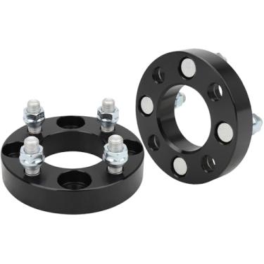 Imagem de BRTEC Adaptador de roda 4x4 2,5 cm de espessura 1/2x20 pinos 66 mm furo 4x101,6 mm espaçadores de roda para cartão de golfe 2014/2019-2022/Club Car 2014/2019-2022/EZ GO 2014/2019-2022 2 peças