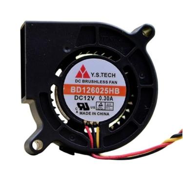 Imagem de Para Y.S TECH BD126025HB DC 12V 0,30A 60 * 60 * 25 mm Ventilador Cooler de Servidor
