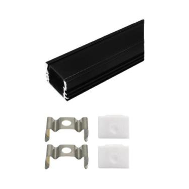 Imagem de Perfil De Alumínio Para Fita LED De 50CM, Canal Recessado Montado Na S