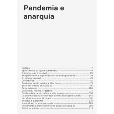 Imagem de Livro - Pandemia e anarquia