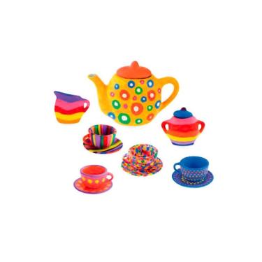 Imagem de Conjunto De Chá 9 Peças Para Pintar Art E Craft Zoop Toys