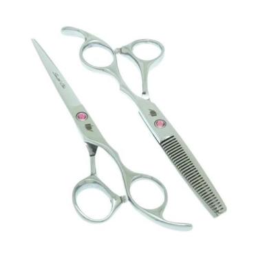 Imagem de Tesoura Profissional De Cabeleireiro Smith Chu Para Corte E Desbaste D