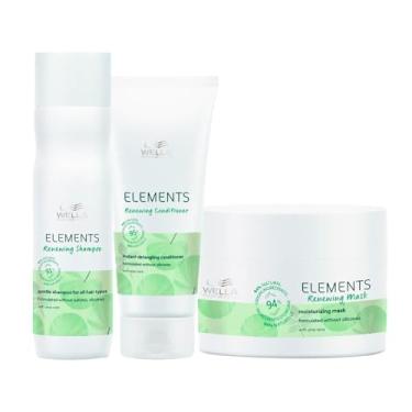 Imagem de KIT WELLA PRO ELEMENTS RENEWING - SH 250ML+COND 200ML+MÁSC 150ML
