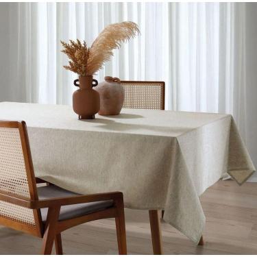 Imagem de Toalha De Mesa Retangular Clean Linhares 8 Lugares Dohler