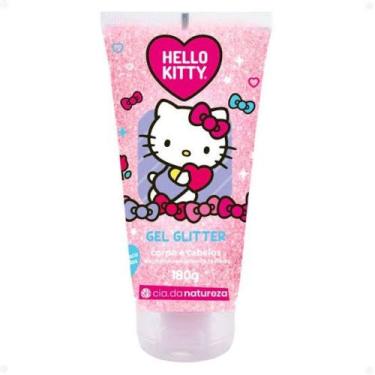Imagem de Cia da Natureza Gel Glitter Corpo e Cabelo Hello Kitty 180g