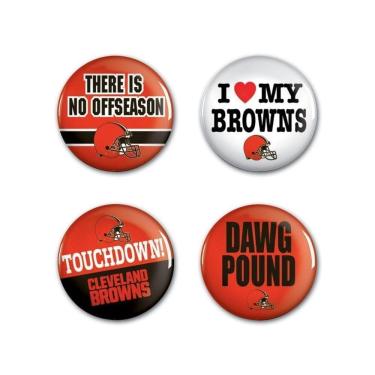 Imagem de 4 Bottons Pins Cleveland Browns Nfl