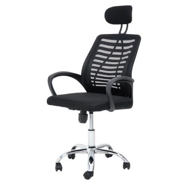 Imagem de Cadeira De Escritório Presidente Ribs Tgt Tela Mesh Com Rela