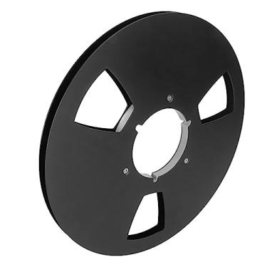 Imagem de HEEPDD 10,5 Polegadas 1/4 Open Reel Audio Chapup Spool, Rolo de Fita Vazia de Alumínio de 3 Orifícios para o Equipamento de Estúdio de Estúdio de Gravação de Som Profissional Nan de Restauração de