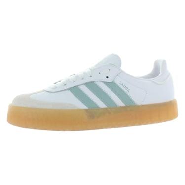 Imagem de adidas Tênis feminino SAMBAE, Branco/menta/bege-branco, 36