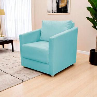 Imagem de Poltrona Decorativa Para Sala Recepção Manicure Consultório Celine Sue