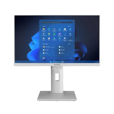 Imagem de Computador All In One Concórdia Core i5 10400T 8GB DDR4 SSD 256GB 23.8`` Full Hd  Webcam WIFI FreeDos Branco