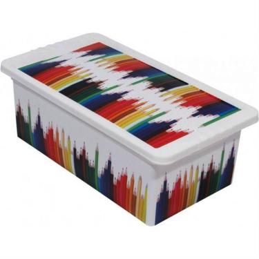 Imagem de Caixa Organizadora 5,5 Litros Lápis - Or16l-02 - São Bernardo Caixa Org. Container 5,5l Lapis Or16l-02