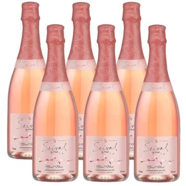 Imagem de Kit 06 Unidades Espumante Miolo Seival Brut Rosé 750ml