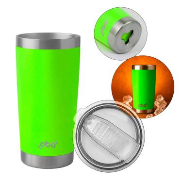 Imagem de Copo Térmico com Tampa e Abridor 591ml [Verde Neon]