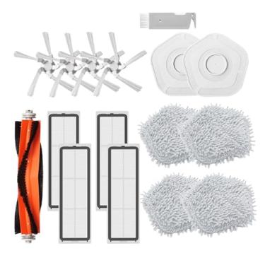 Imagem de Mop Cloth Compatible With XMI Dreame W10 W10 Pro Robotic Vacuum Cleaner Main Side Brush Detachable Mop Rags Stent Hepa Filter Accessories(Set7)