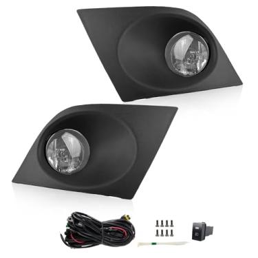 Imagem de RP Remarkable Power, Adequado para kit de farol de neblina moldura preta cromada 2007 2008 2009 2010 2011 FL7126