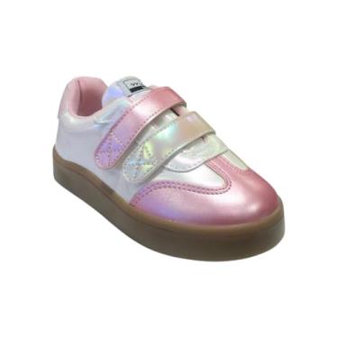 Imagem de Mini Sua Cia, Tênis Infantil Menina Mini Sua Cia Branco/Rosa 7065.00667 Tamanho:23;Cor:Branco