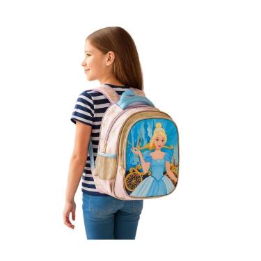 Imagem de Mochila Escolar Infantil Grande Menina Princesa-Feminino