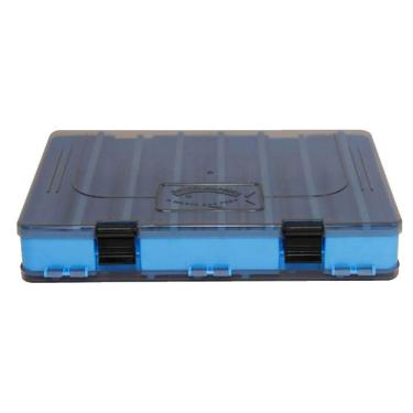 Imagem de Estojo Organizador P/ Iscas Artificiais Duplo 2 Lados Cor Azul