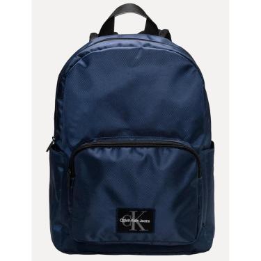 Imagem de Mochila Calvin Klein Jeans Masculina Patch RE Issue Azul Marinho-Masculino