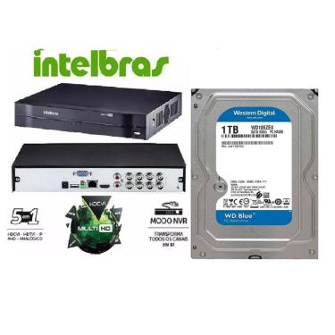 Imagem de Dvr gravador INTELBRAS 8 canais Full hd + hd 1TB