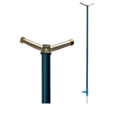 Imagem de Aspersor Giratório De Metal Estaca Horta 50cm Ar50 6M - Araújo Irrigaç