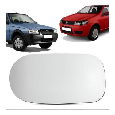 Imagem de Lente Retrovisor PALIO STRADA 1996 a 2000 UNO FIRE 2001 a 2005 SEM BAS