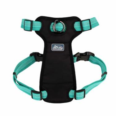 Imagem de Coastal - K-9 Explorer - Arreio refletivo de conexão frontal, oceano, 5/8" x 40-61 cm