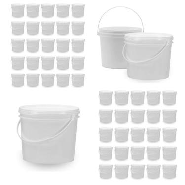 Imagem de Balde 1.8 Litros Branco Plastico 50 Pçs