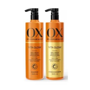 Imagem de OX Mari Maria Kit Shampoo e Condicionador Vita Glow 500ml - Seco e Enfraquecido